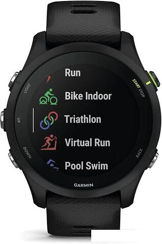 Умные часы Garmin Forerunner 255 Music 46 мм (черный)