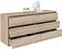 Комод Кортекс-мебель Бари 160 6ш (дуб сонома/дуб сонома/дуб сонома)