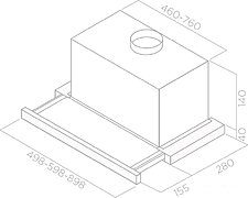 Кухонная вытяжка Elica Elite 14 Lux GRVT/A/60 (PRF0098874)
