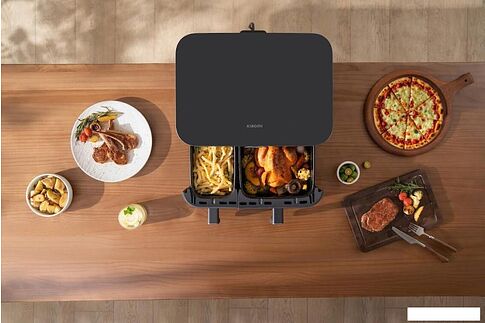 Аэрогриль (аэрофритюрница) Xiaomi Dual Zone Air Fryer 10L MAF-D1001 (евровилка)
