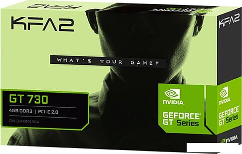 Видеокарта KFA2 GeForce GT 730 4GB DDR3 73GQF8HX00HK
