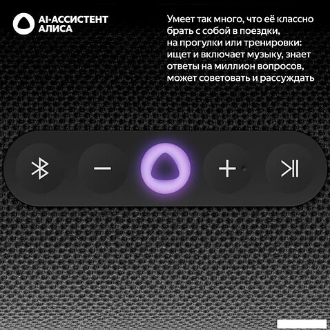 Умная колонка Яндекс Станция Стрит (черный)