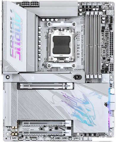 Материнская плата Gigabyte X870E Aorus Pro X3D Ice