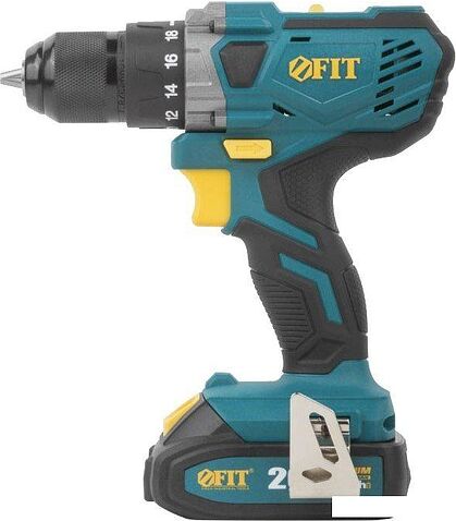 Дрель-шуруповерт FIT 79901 (с 2-мя АКБ, кейс)
