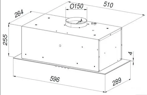 Кухонная вытяжка Weissgauff Tetta 60 PB BL