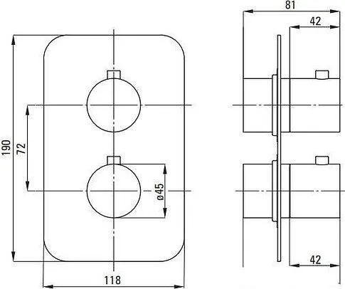 Душевая система  Deante BXYSX44T-4