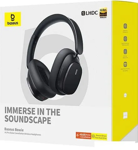 Наушники Baseus Bowie H1 Pro (черный)