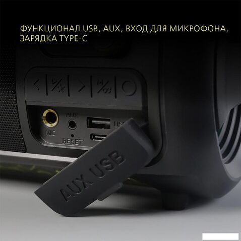 Беспроводная колонка SmartBuy Relax (черный/зеленый)