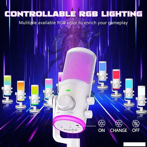 Проводной микрофон FIFINE TAM6 (белый)