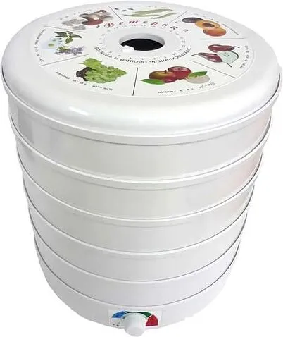 Сушилка для овощей и фруктов Спектр-Прибор Ветерок-5 (5 поддонов, белый)