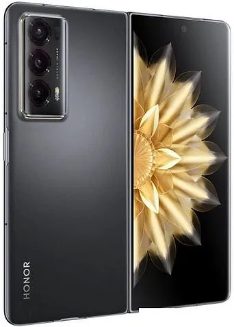 Смартфон HONOR Magic V2 16GB/512GB международная версия (черный кожаный)