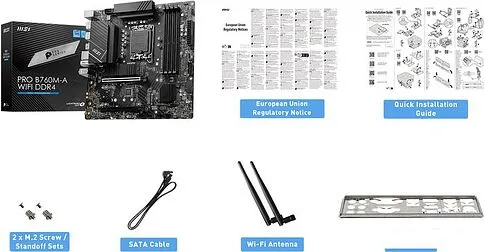 Материнская плата MSI Pro B760M-A WiFi DDR4