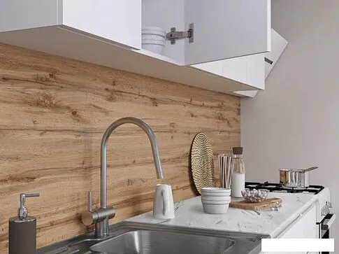 Готовая кухня Артём-Мебель Мэри СН-114 ДСП 1.4м (белый)