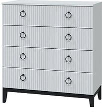 Комод MLK Шарлиз (белое сияние/белый снег)