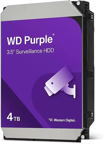 Жесткий диск WD Purple Surveillance 4TB WD44PURZ