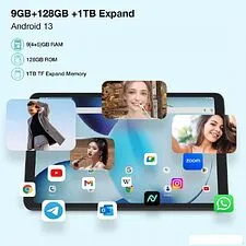 Планшет Doogee T20mini 4GB/128GB LTE (черный)