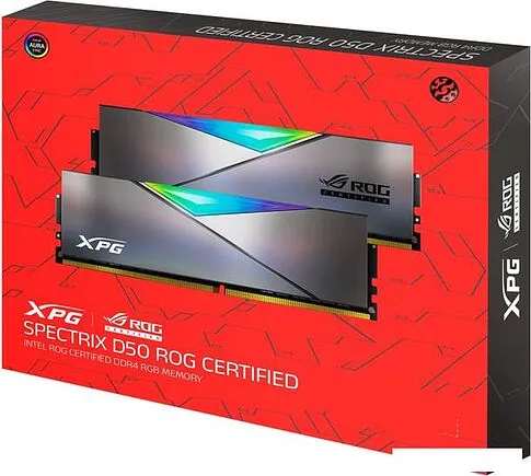 Оперативная память ADATA XPG Spectrix D50 ROG Certified 2x8ГБ DDR4 3600 МГц AX4U36008G17H-DC50R