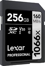 Карта памяти Lexar Professional 1066x SDXC LSD1066256G-BNNNG 256GB Карта памяти Lexar Professional 1066x SDXC LSD1066256G-BNNNG 256GB