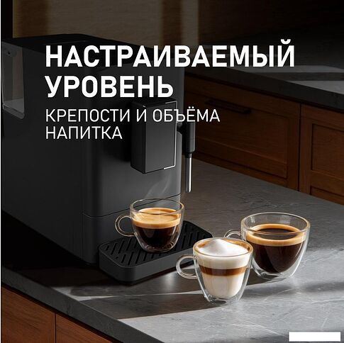 Кофемашина Weissgauff WCM-230 ColorTouch Cappuccino Nero