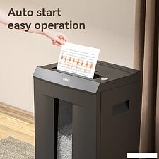 Шредер Deli ET095 (серый)