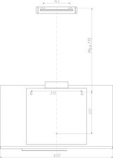 Кухонная вытяжка Weissgauff Yota 60 PB BL