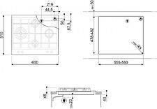Варочная панель Smeg PX364L