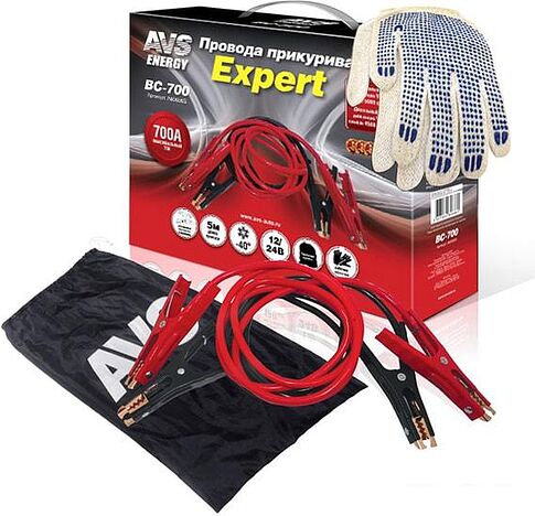 Пусковые провода AVS Expert BC-700