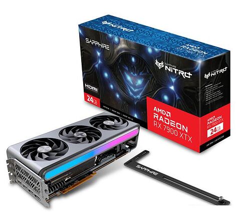 Видеокарта Sapphire Nitro+ Radeon RX 7900 XTX Vapor-X 24GB 11322-01-40G