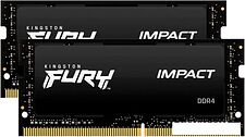 Оперативная память Kingston FURY Impact 2x16GB DDR4 SODIMM PC4-21300 KF426S15IB1K2/32