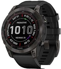 Умные часы Garmin Fenix 7 Sapphire Solar 47 мм (серый карбон/черный) Умные часы Garmin Fenix 7 Sapphire Solar 47 мм (серый карбон/черный)