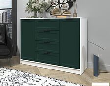 Тумба Интерлиния Концепт Тренд КТ-Т140 (белый платинум/изумруд)