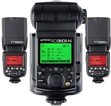 Вспышка Godox Witstro AD360II-N kit с батарейным блоком PB960 Вспышка Godox Witstro AD360II-N kit с батарейным блоком PB960