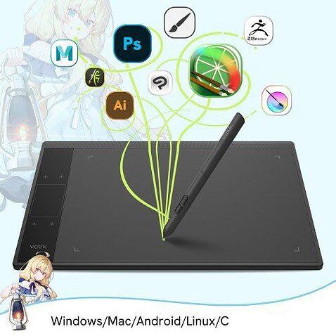 Графический планшет Veikk Creator A30 V3