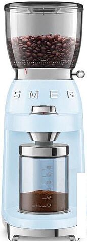 Электрическая кофемолка Smeg CGF01PBEU (пастельный голубой)