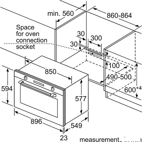 Газовый духовой шкаф Bosch VGD553FB0