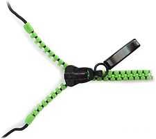Наушники CBR Human Friends Zipper Green