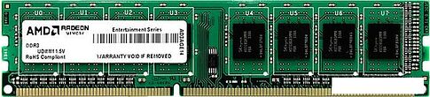 Оперативная память AMD Radeon Entertainment 4GB DDR3 PC3-12800 (R534G1601U1S-UGO)