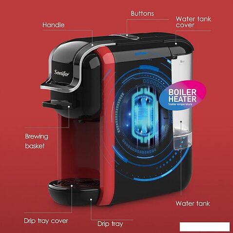 Капсульная кофеварка Sonifer SF-3547