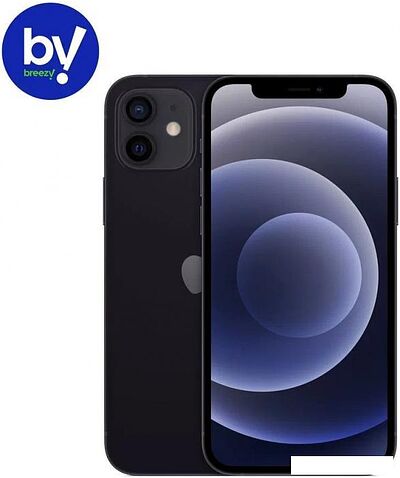 Смартфон Apple iPhone 12 128GB Восстановленный by Breezy, грейд A (черный)