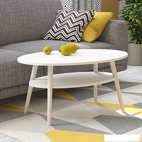 Журнальный столик Аквилон Консул 4 (белоснежный)