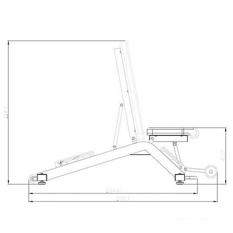 Силовая скамья DFC D2301