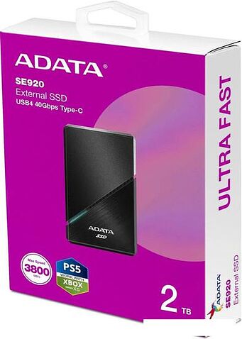 Внешний накопитель ADATA SE920 2TB SE920-2TCBK