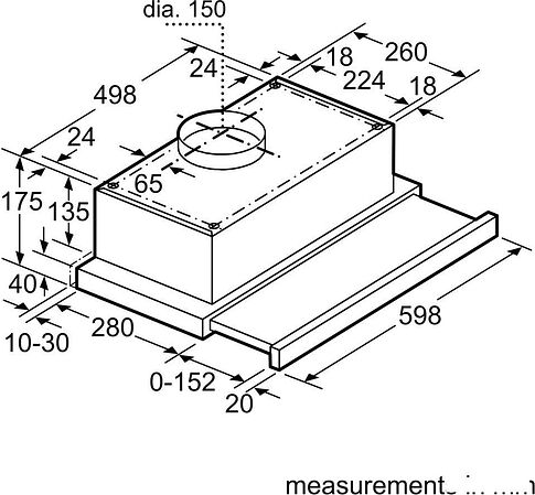 Кухонная вытяжка Bosch Serie 2 DFT63CA20Q