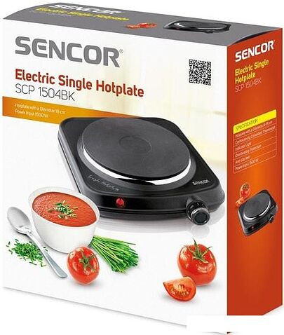Настольная плита Sencor SCP 1504BK
