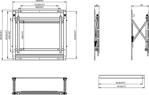 Кронштейн для информационной панели Hikvision DS-DN5501W