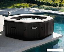 Надувной бассейн Intex Jet & Bubble Deluxe 28462 (218x71) с джакузи Надувной бассейн Intex Jet & Bubble Deluxe 28462 (218x71) с джакузи