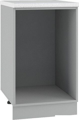Шкаф напольный ДСВ Тренто СК2 500 (серый/белый)