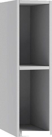 Шкаф навесной ДСВ Тренто П 200 правый (серый/белый)