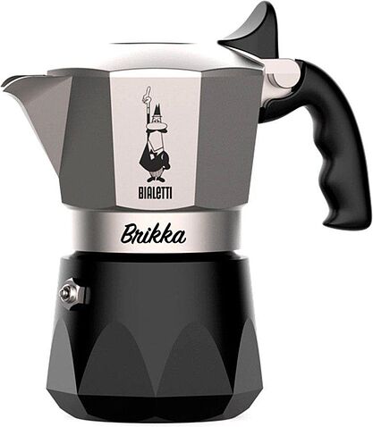 Гейзерная кофеварка Bialetti Brikka 2023 7328 (4 порции)