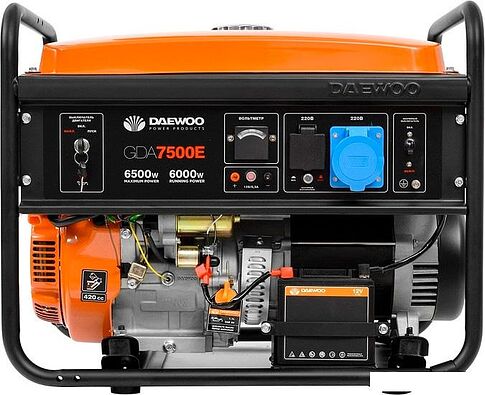 Бензиновый генератор Daewoo Power GDA 7500E